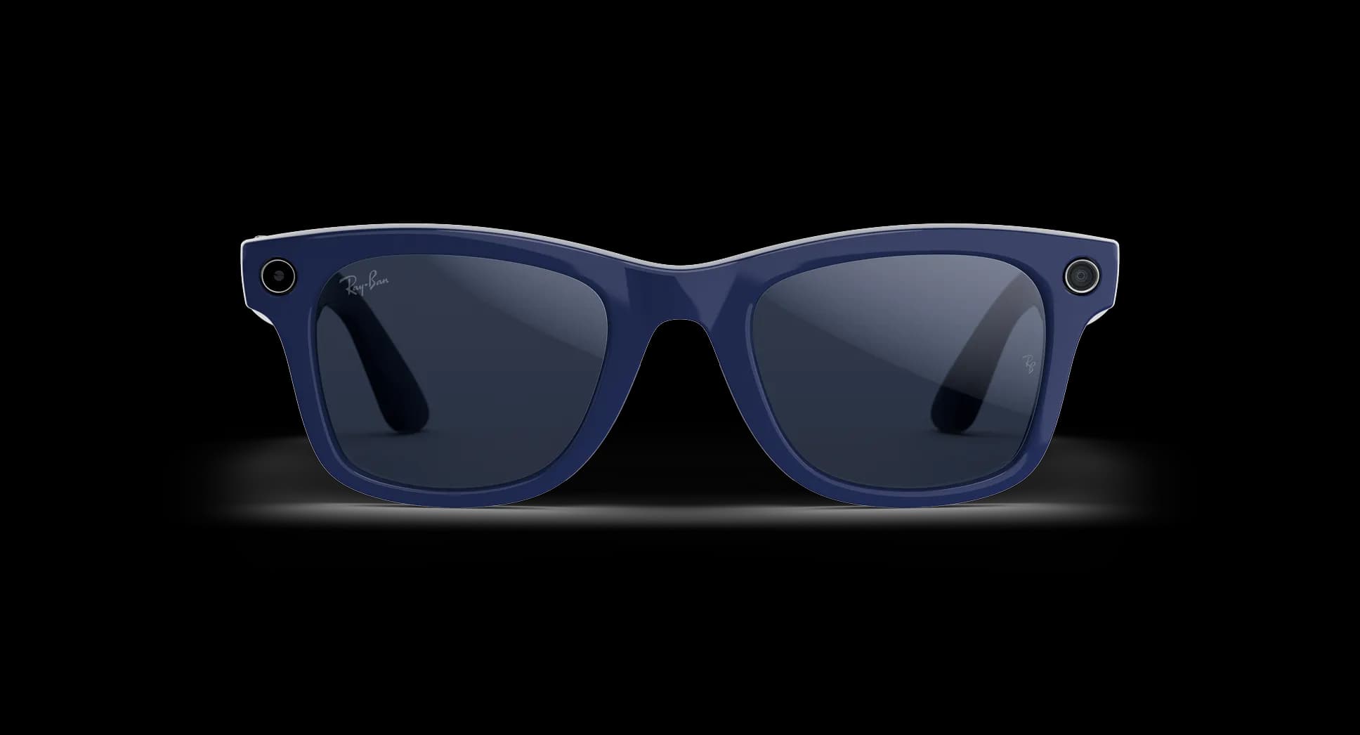 Meta Ray-Ban Meta Wayfarer · Kosmisch-Blau glänzend · Transitions Saphir · Groß
