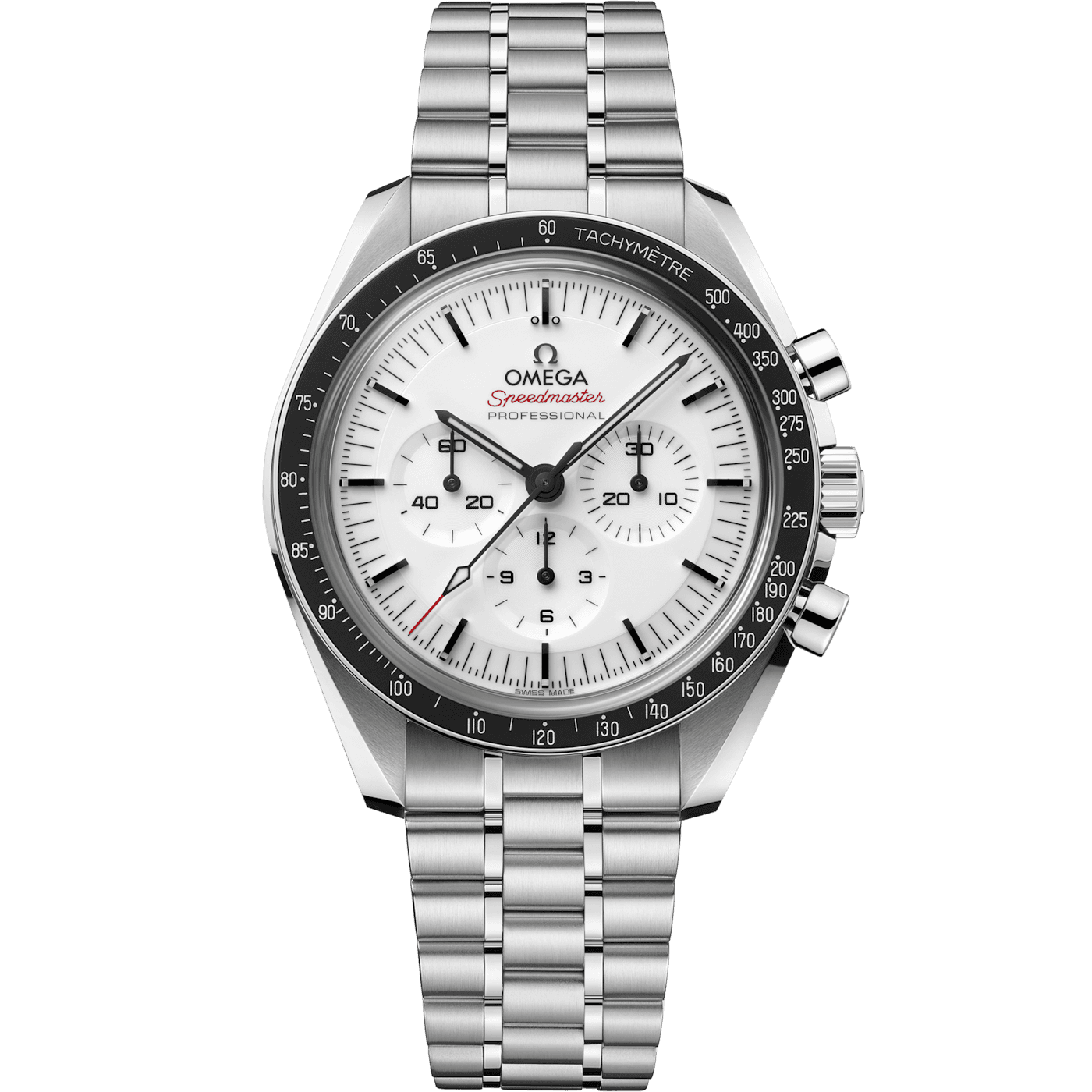 Omega Speedmaster Moonwatch Professional · Ref. 310.30.42.50.04.001 · Weiß · Edelstahlband · 42 mm